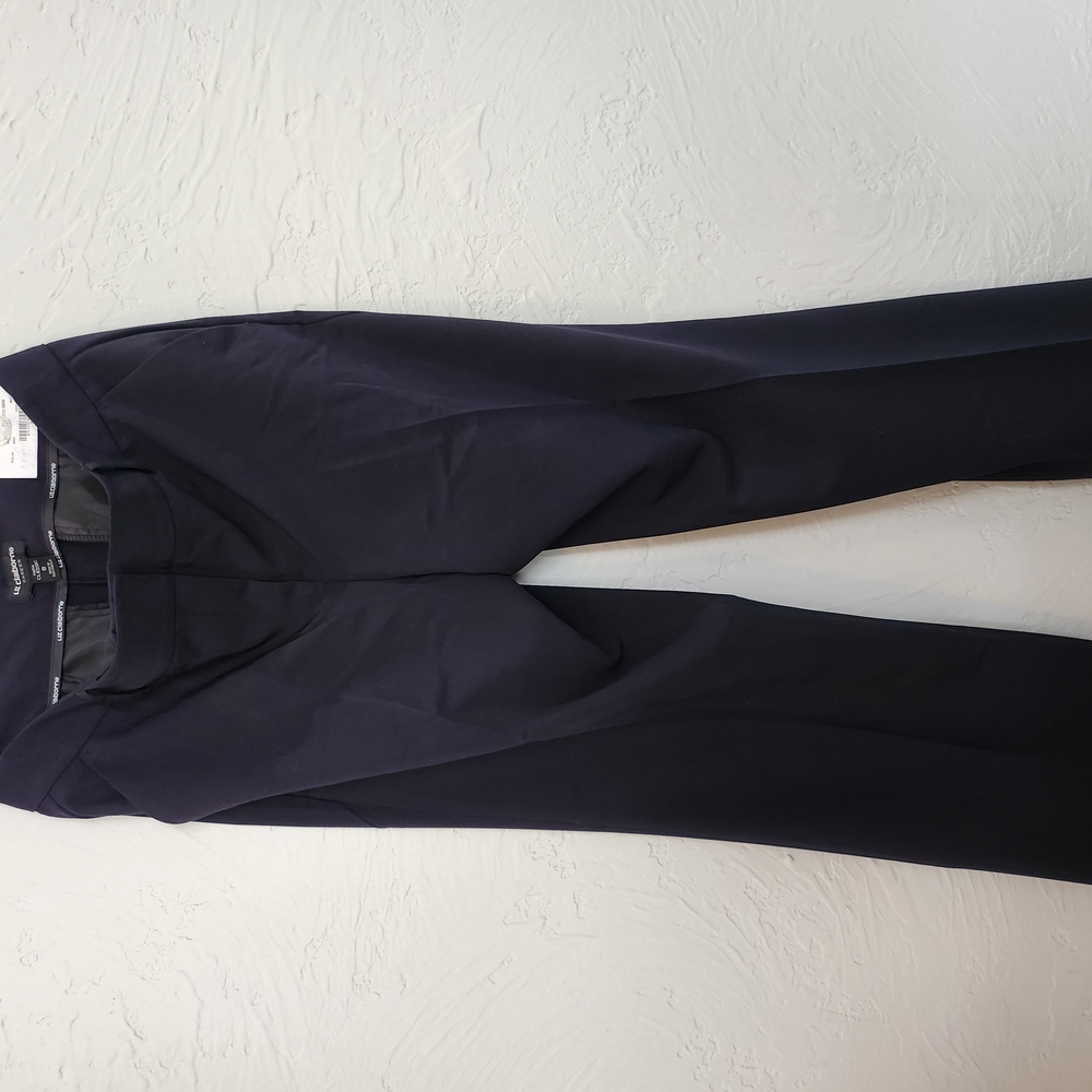 Women Classic Liz Claiborne Black Dress Pants Straight Leg